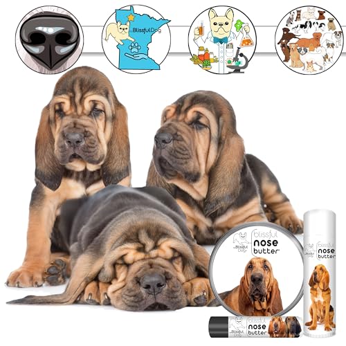 Image of The Blissful Dog Fawn Boxer Nose Butter for Dry, Cracked Skin, Lick-Safe Dog Nose Balm with Moisturizing Shea Butter, Almond, Olive, and Essential Oils, Pet Supplies, Uncented, 1 oz.
