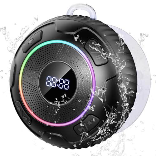 Bluetooth Shower Speaker, Wireless Bluetooth 5.3, HD Sound, Porta...