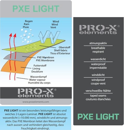 RENNER XXL Pro-X Pack It Lady - leichte dünne Regenjacke Damen Farbe Gelb, Größe 56