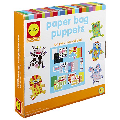 Alex Toys 1411 Paper Bag Puppets Kids Art And Craft Activity Multicolor thumb #1