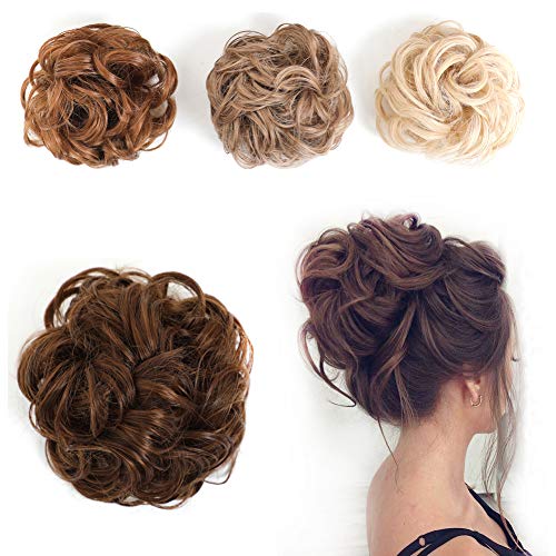 Rosa Star Synthetic Hair Bun Extensions Messy Hair Pieces for Women Chignon Hairpiece (2/30#)