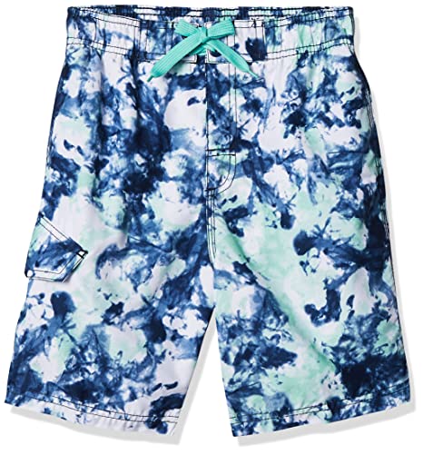 Image of Kanu Surf Boys' Victor Stripe Quick Dry Beach Board Shorts Swim Trunk
