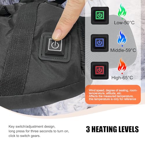 MYDAYS OUTDOOR Heated Hand Warmer Pouch(No Power Bank) Heated Hand Warmers with 3 Heat Mod - image 4