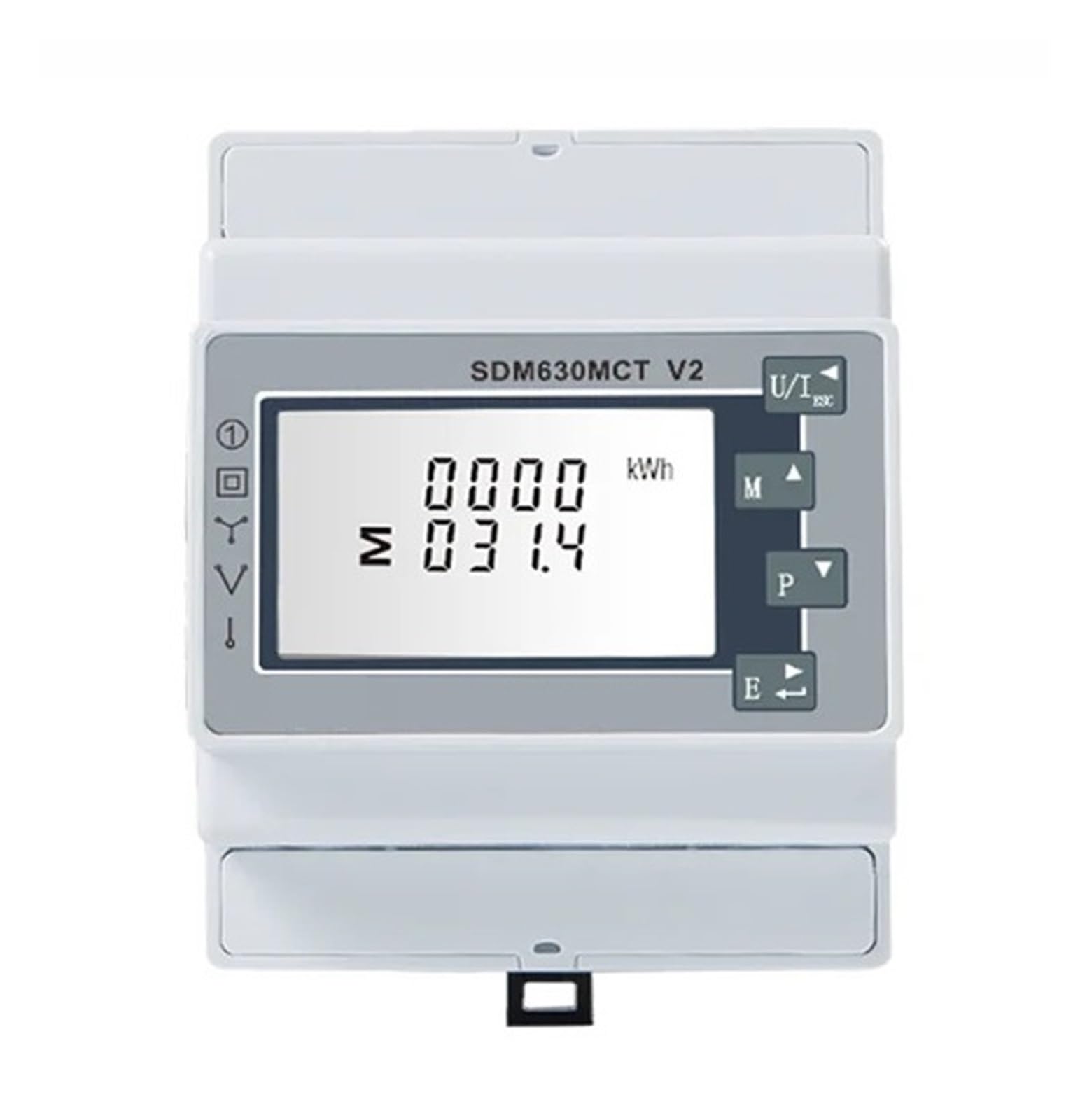 PXQCHAVLN Power Meter SDM630MCT 1/5A CT Connected Mutli Function Four Module Three Phase Digital Din Rail RS485 Port RTU