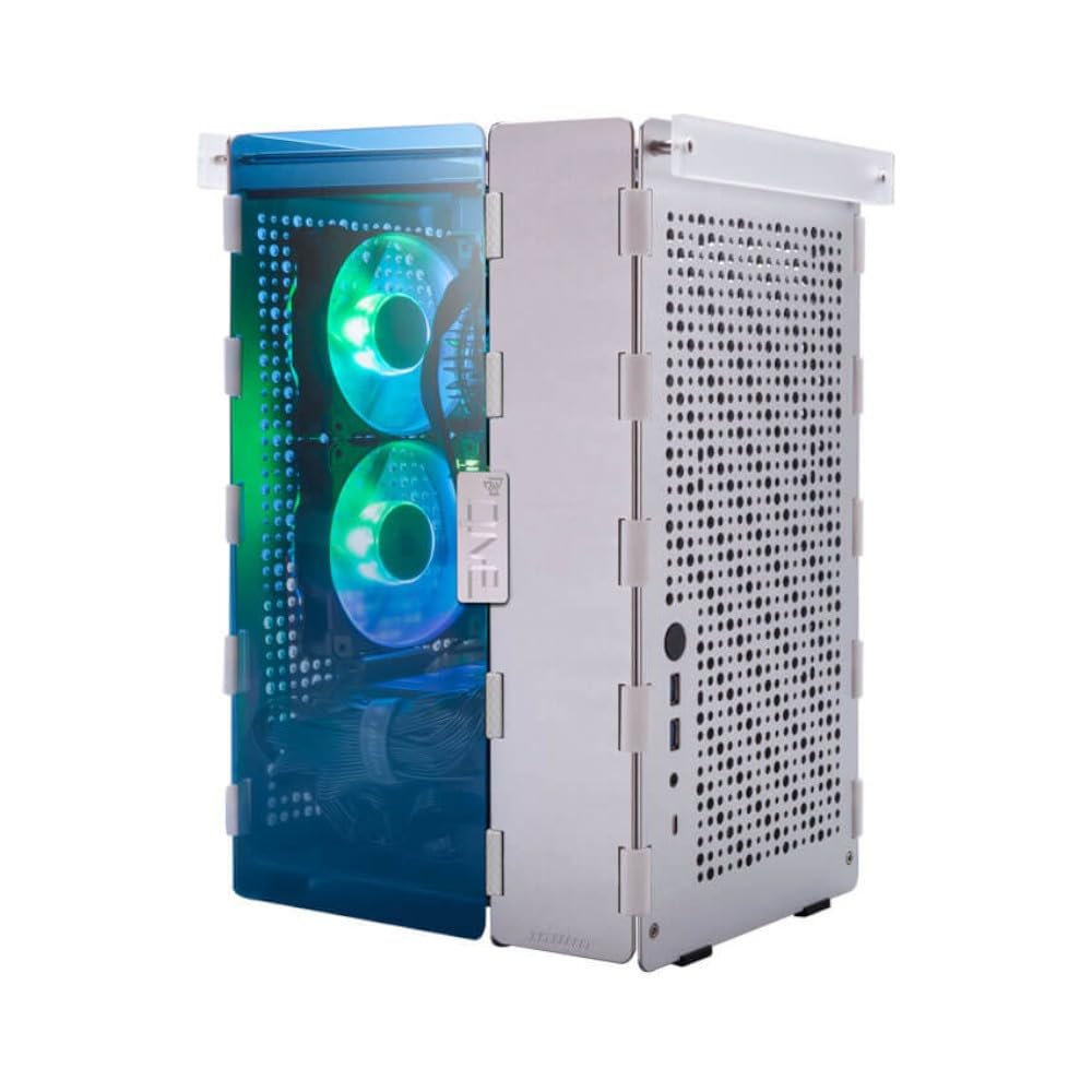 【新品未開封】InWin POC ONE シルバー Mini-ITX PCケース 各パネルがひとつにつながっているので組み立てが簡単