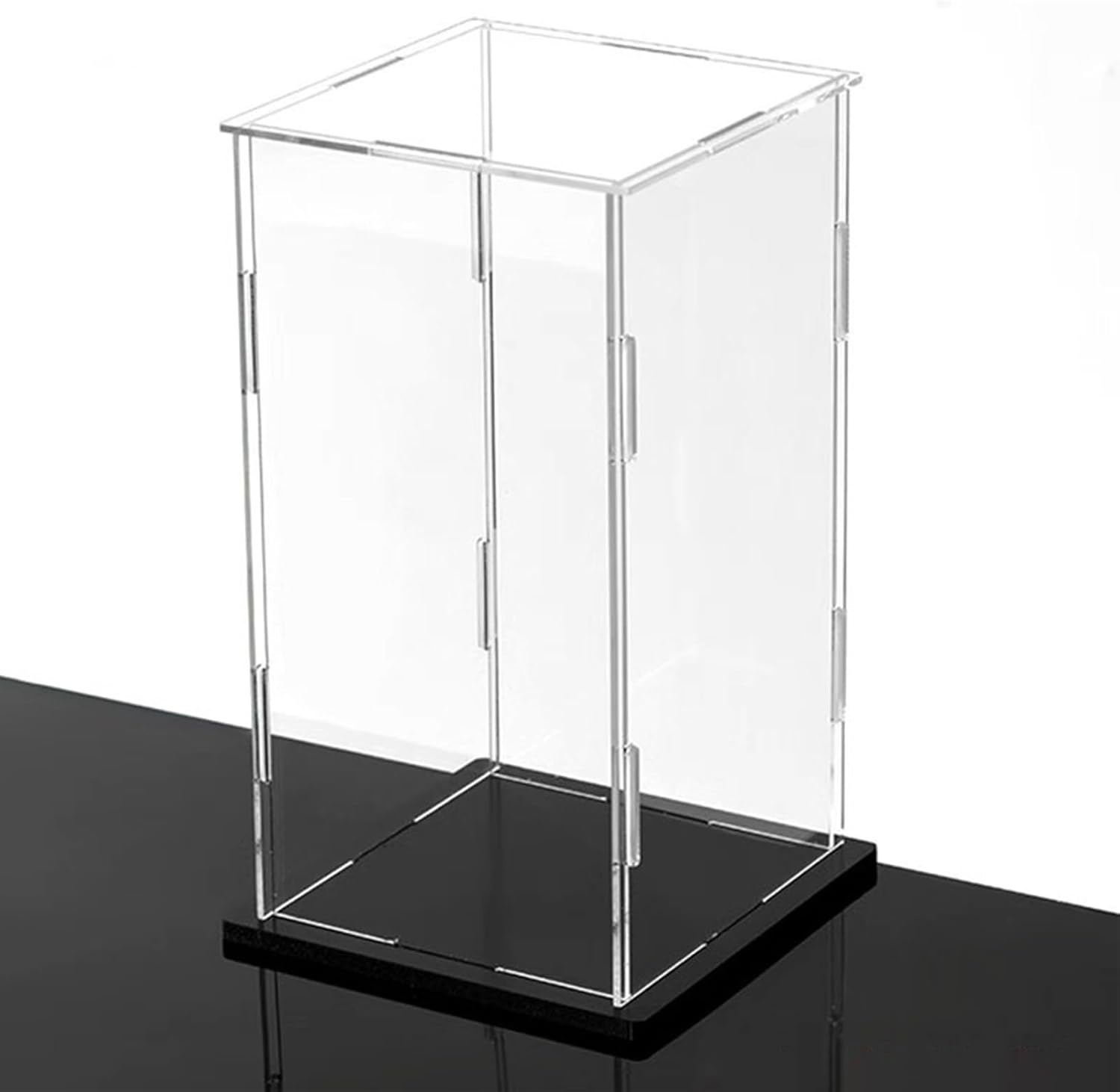 Acrylic Display Case for Collectibles - Waterproof Showcase, DIY Assemble Cabinet, 4" to 20" Tall, Perfect for Memorabilia, Dustproof Protection, Ideal Gift for Collectors (L20xW25xH30cm)
