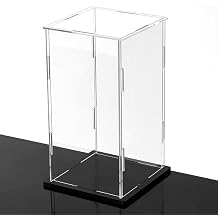 Display Case 4" 6" 8" 10" 12" 14" 16" 20" Tall Acrylic Case, Waterproof Plastic Showcase for Collectibles/Memorabilia, Assemble DIY Display CabinetL10xW10xH20cm/4x4x8