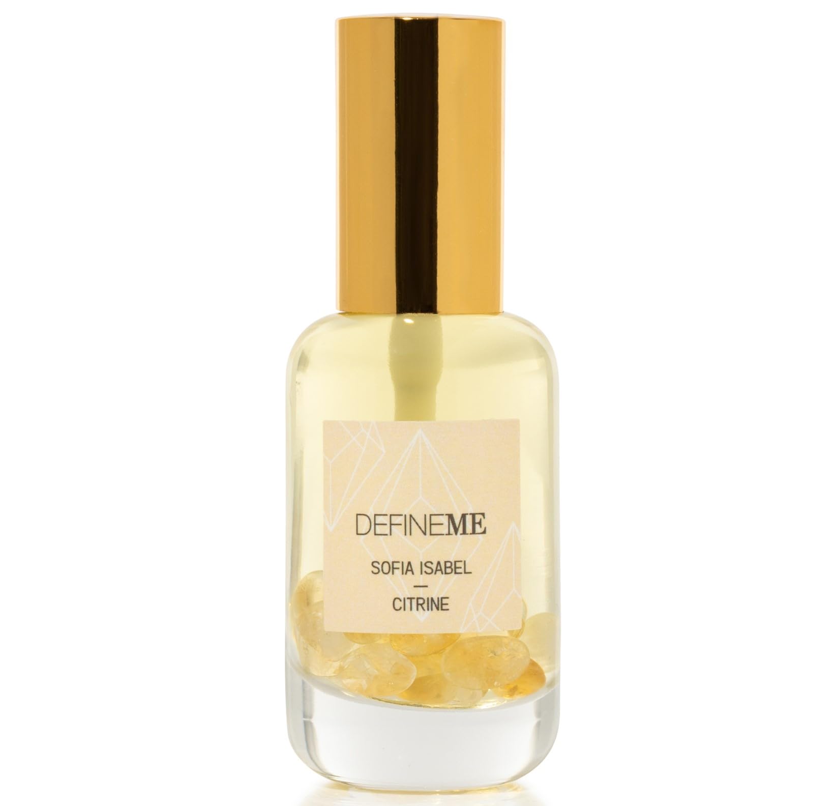 Citrine Crystal Infused Natural Perfume Mist, Sofia Isabel, 0.95 FL OZ