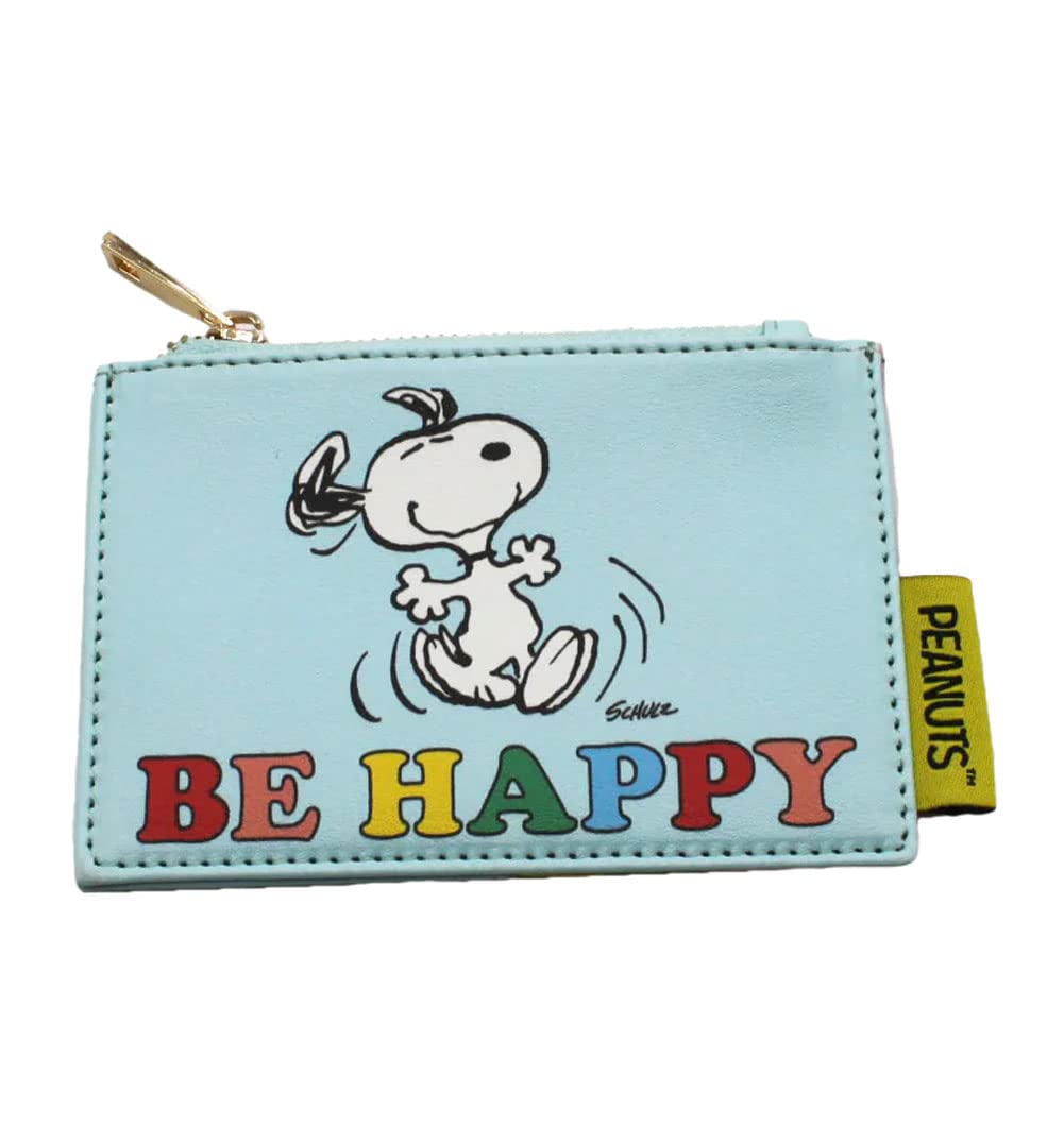 TruffleShuffle House of Disaster Peanuts Snoopy Be Happy Purse Blue