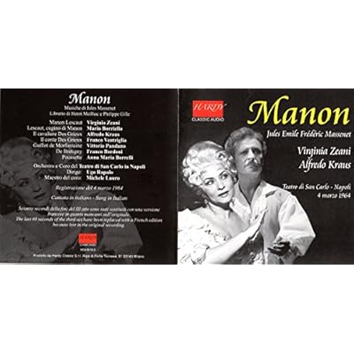 MANON (Massenet) live 1964 with Alfredo Kraus, Virginia Zeani- SUNG IN ITALIAN