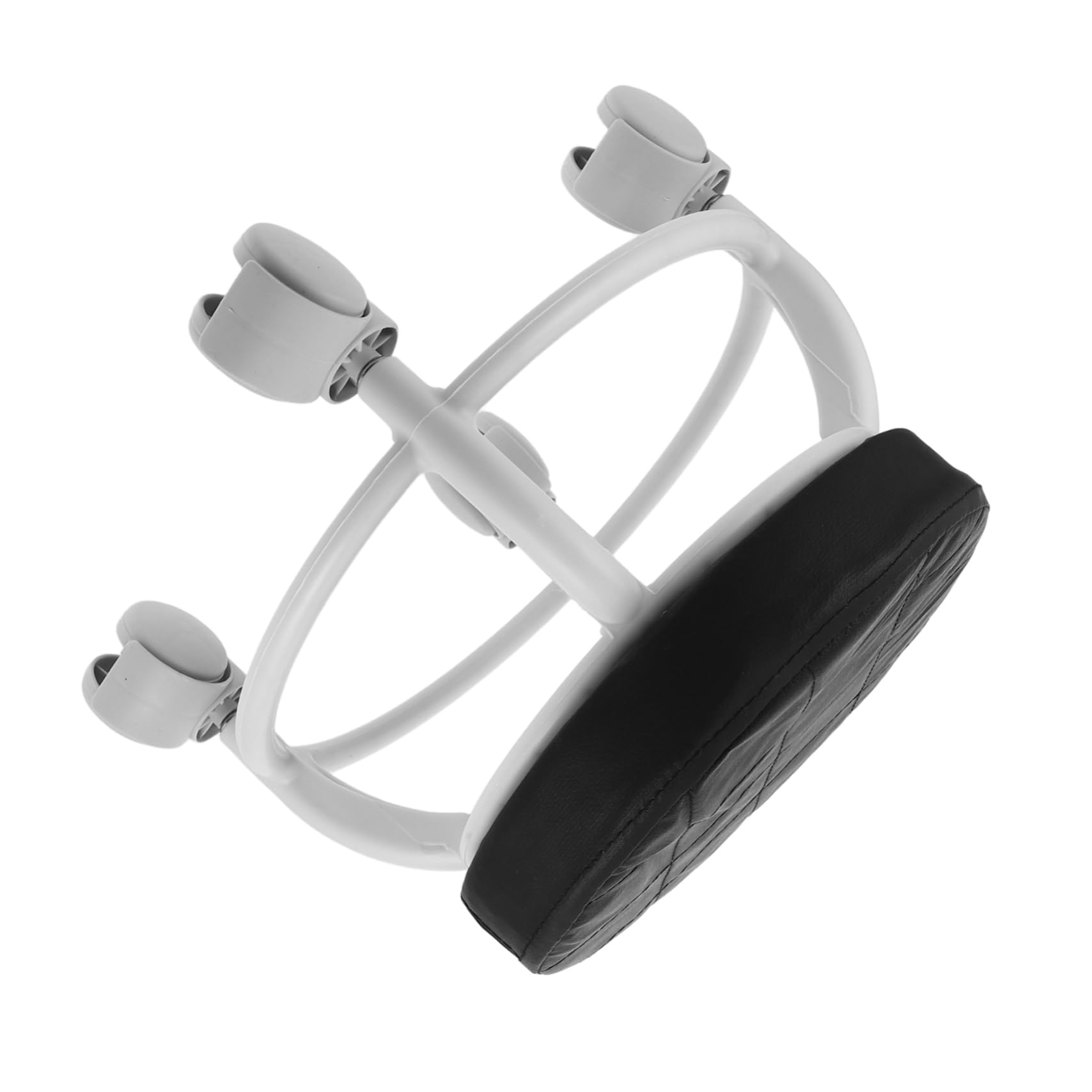 Taburete Pedicura con Ruedas de Alta Resistencia, Asiento Cómodo de PU y Plástico, Diseño Elegante y Versátil para Tratamientos de Belleza en Salones Color Aleatorio