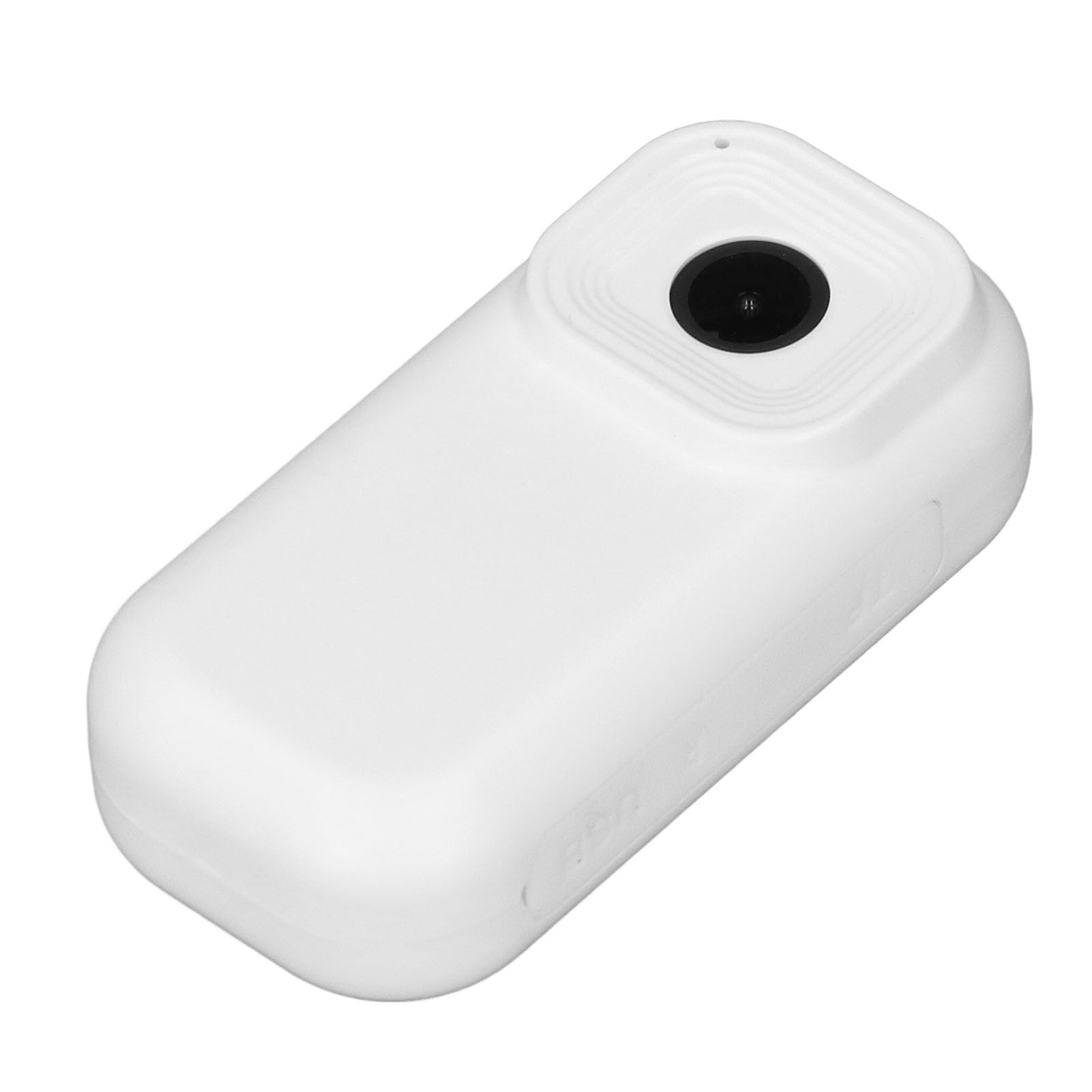 Tomantery Small Wearable Video Camera, 0 96 Inch LCD Screen Supports Up to 128GB Motion Detection Pocket Video Camera Plastic for Indoor (White)