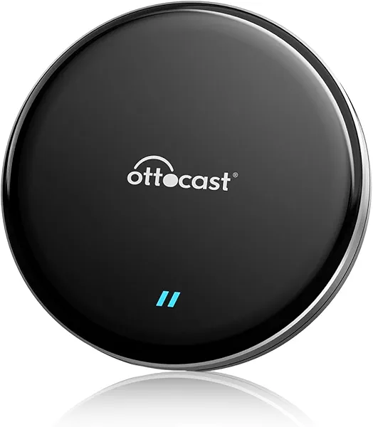 OTTOCAST P3 Lite OttoAiBox - 2025 CarPlay AI Box, Wireless CarPlay & Android Auto Adapter, 4GB+64GB, GPS, Video Viewing YouTube, Netflix, TikTok, etc.