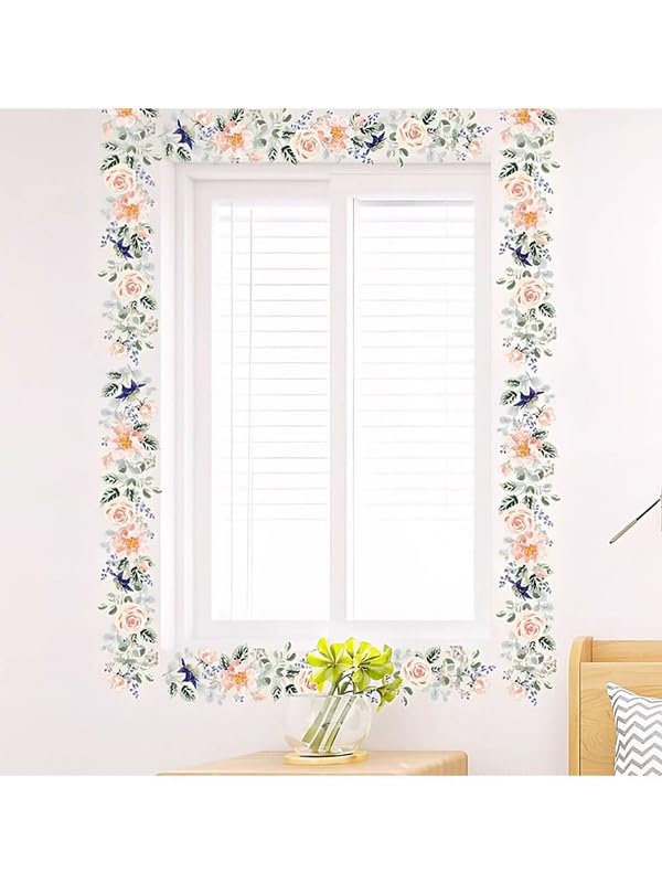 JAAMSO ROYALS Multicolor Vine Design Self Adhesive Wall Sticker (60CM x 25CM)-Vinyl