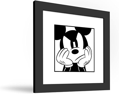 Miniatura 2 de Trends International Gallery Pops Disney Mickey Mouse - Mickey Expressions - Póster de pared gruñón, 12 x 12 pulgadas, versión enmarcada en negro