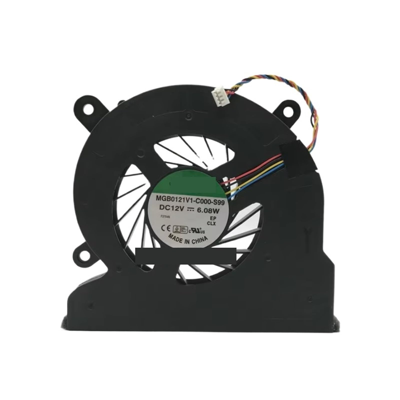 TPKMVGAP MGB0121V1-C000-S99 DC 12V 6.08W 4-Wire Server Cooling Fan
