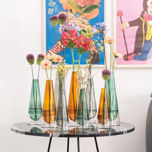 Vase d'exception vert lagon à offrir pour un emménagement prestigieux