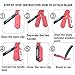 Black & Red Barber Razor, Razor for men, Professional Changeable Half Blade Straight Edge Razor by
