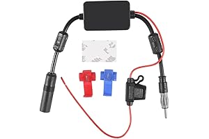 Universal Car FM Radio Antenna Signal Booster Amplifier