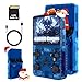 KINMRIS R36S Retro Handheld Spielkonsole, Retro Konsole 3,5-Zoll-IPS-Bildschirm, 128 G über 40.000 Spiele, tragbare Spielkonsole für Kinder und Erwachsene, unterstützt mehrere Emulatoren (Blau)