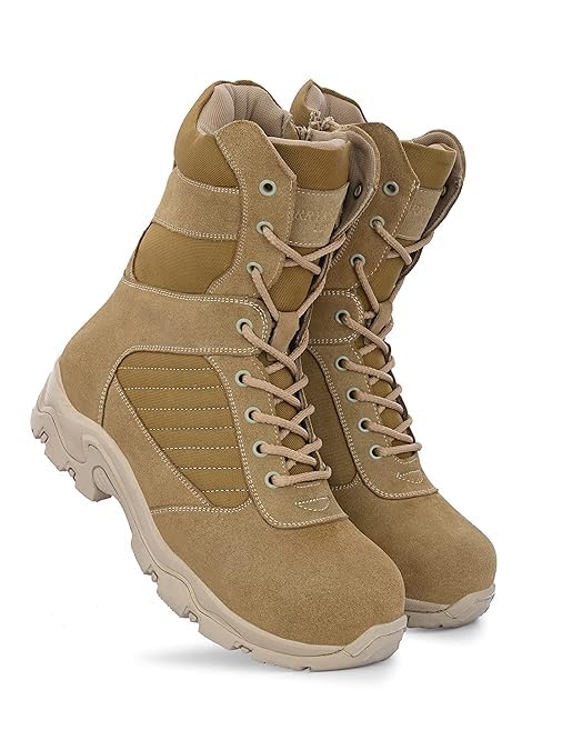 Harrytech London SWAT Tactical Airforce Military Army Boots for Men with Side Zip -Beige[7uk] (B0BTHNLYNY) Amazon Price History, Amazon Price Tracker