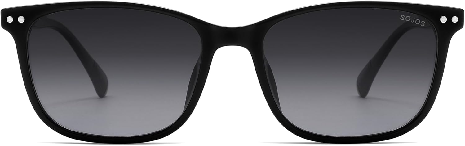 SOJOS Classic Square Polarized Sunglasses for Women Men Vintage Style UV400 Lens SJ2636 - Image 2