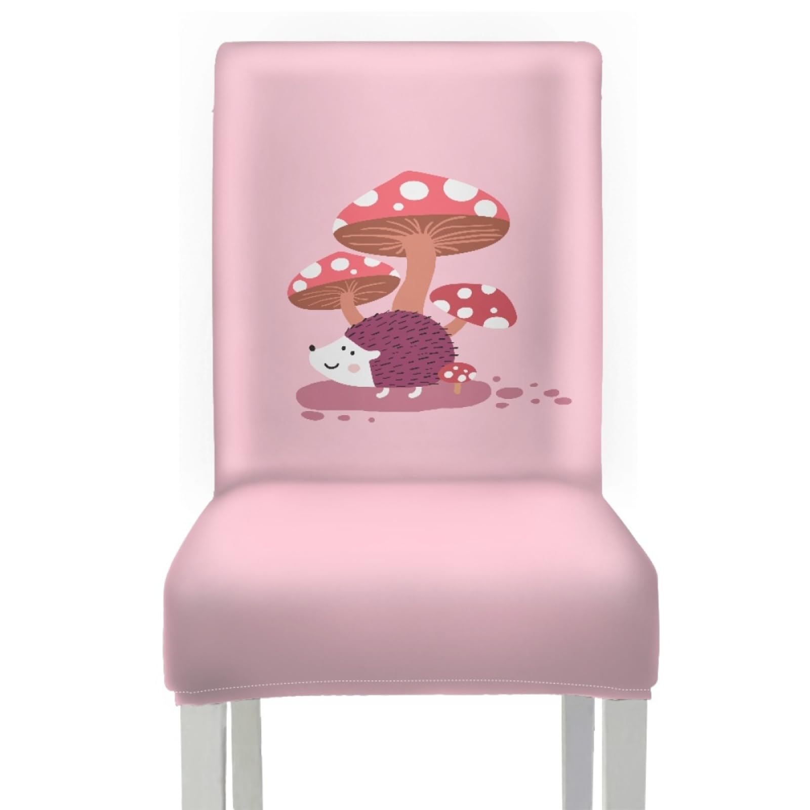 Stuhlüberzieher Rosa Lila Stuhl Überzieher Stuhlhussen 6er Set | Spandex Stuhl Hussen Waschbar Abnehmbare Stretch Hussen für Stühle Langlebig Stuhlbezug Universal für Küche,Restaurant,Hotel