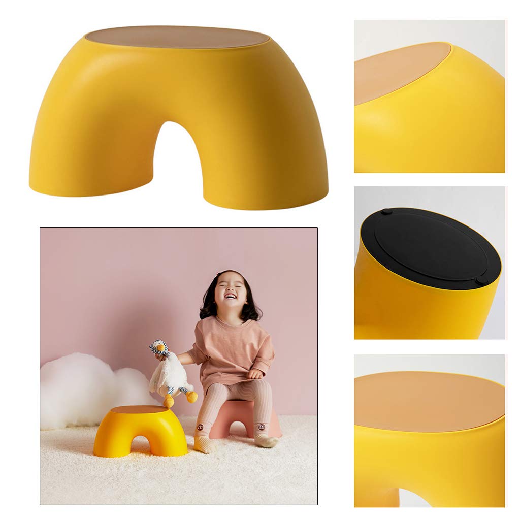 Petits bancs simples semi-anneaux arc-en-ciel pour la maison ou l'intérieur - Tabouret pour enfants - Marchepied de lit - Jouet - Canapé pour chambre d'enfant - Marche pour l'apprentissage