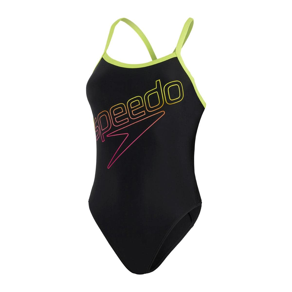 Speedo Boom Logo Turnback Swimsuit