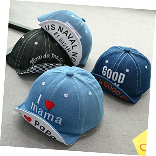 Boys and Girls Embroidered Baseball Cap Soft Brim Lightweight Cotton Sun Protection Suitable for Boys and Girls for Summer Outdoor Activities2
