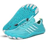 Orgonite Unisex Barfußschuhe für Damen und Herren, Schnell Trocknend Traillaufschuhe, Atmungsaktiv Fitnessschuhe Weich Leicht Badeschuhe mit rutschfest Sohle & Breiter Zehenbox