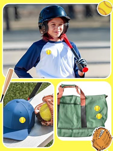 Image of JUNEBRUSHS 28pcs Softball Enamel Pins Sports Lapel Pins for Softball Lovers Party Birthday Themed Party Decorations Supplies Favors Backpack Hat Decor Accessories