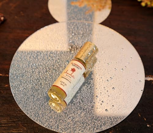 Almas henna hair color brown with chocolate musk roll on perfume miniatura 5