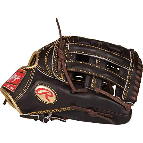 Rawlings Gold Glove Series Baseball Glove, Black, 12.75 inch, Right Hand Throw