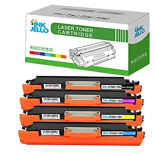Cartouche HP CF350A M176n M177fw - Pack de 4 toners InkJello noir et couleur