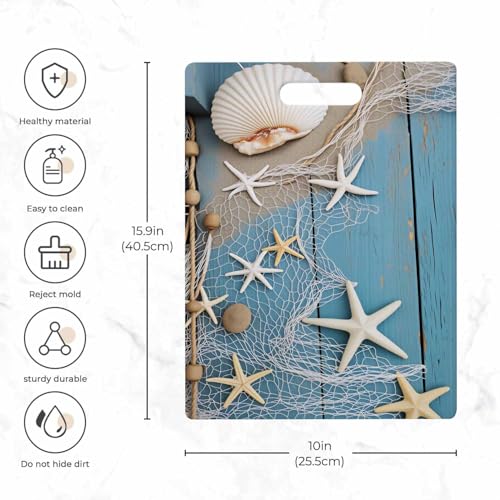 Tabla de Cortar Yekiua Beach Seashell 40x25 cm miniatura 3