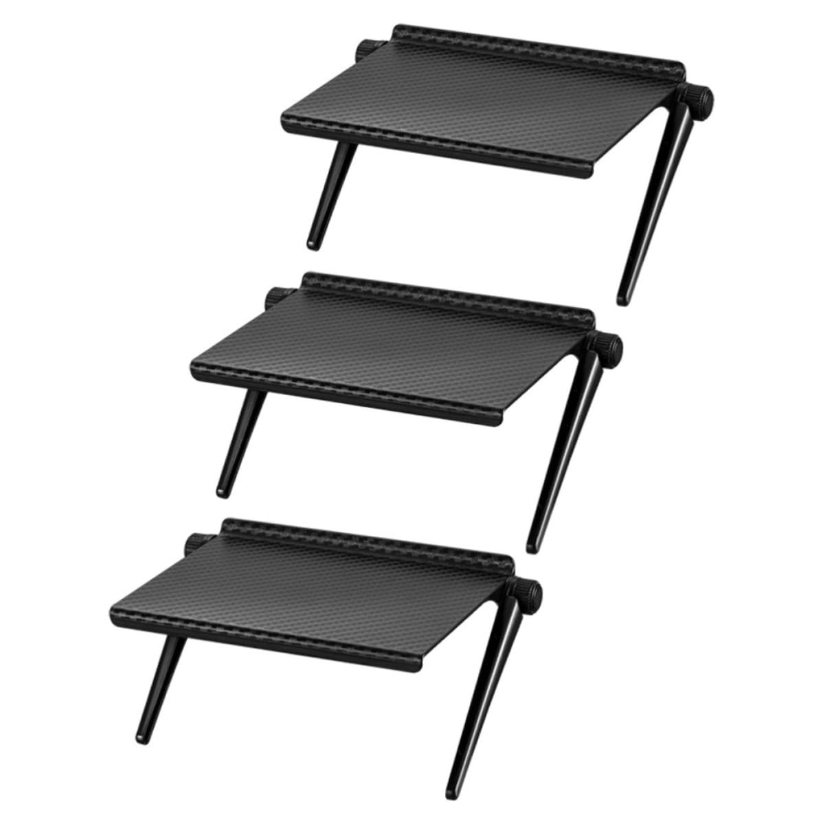 Estante para ahorrar espacio en el salón con soporte superior de enrutador negro en TV