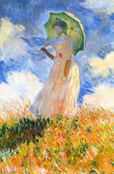 日傘の女 モネ 「日傘の女（左向き）（5号サイズ）」 | GALLERY ART EMY