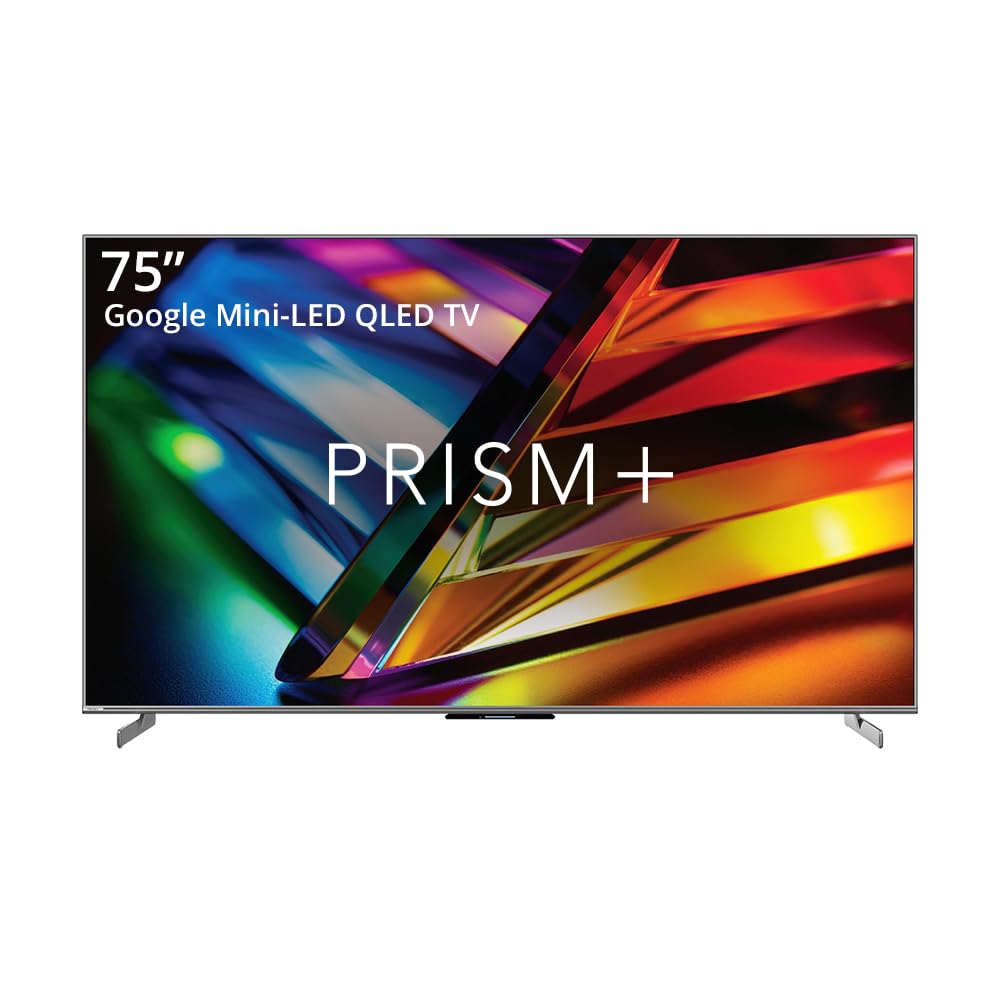 Prism+ M75 | 75 inch | 4K Mini LED QLED Smart Google TV | 144Hz 