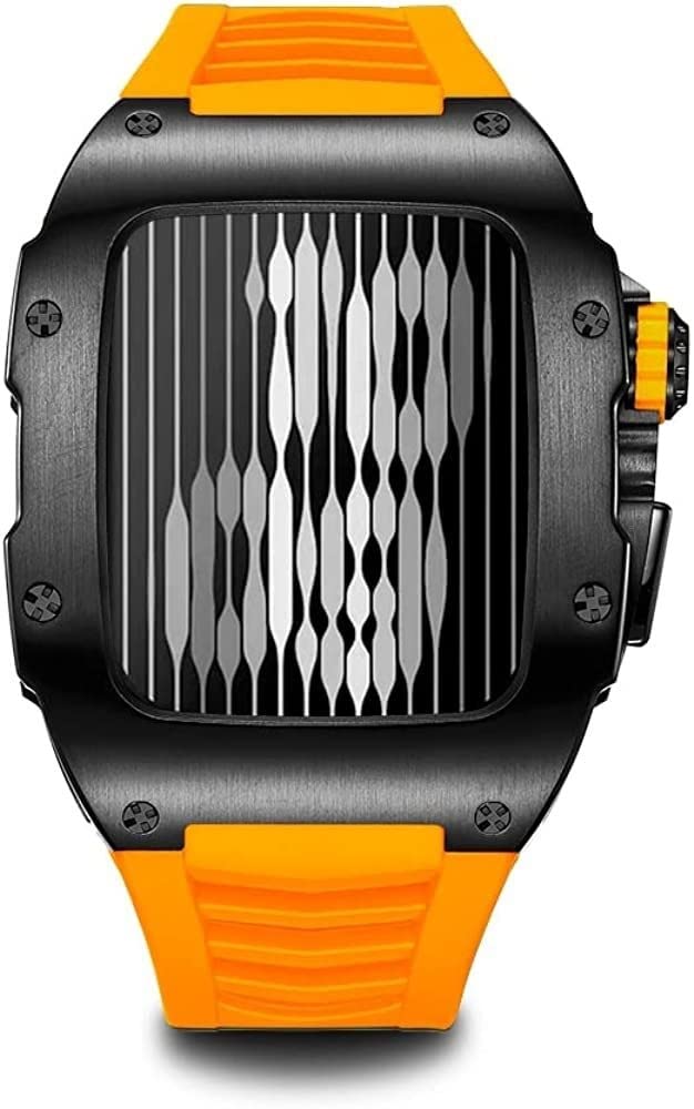 Kit modification Apple Watch titane carbone bracelet fluoré EPANO