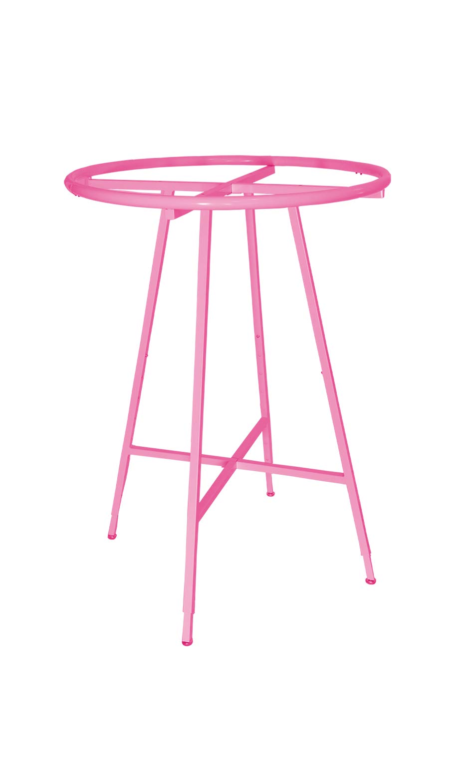 SSWBasics Hot Pink Round Clothes Rack - Sturdy Clothing Rack for Hanging Clothes - Elegant and Functional Clothing Racks for Hanging Clothes in Modern