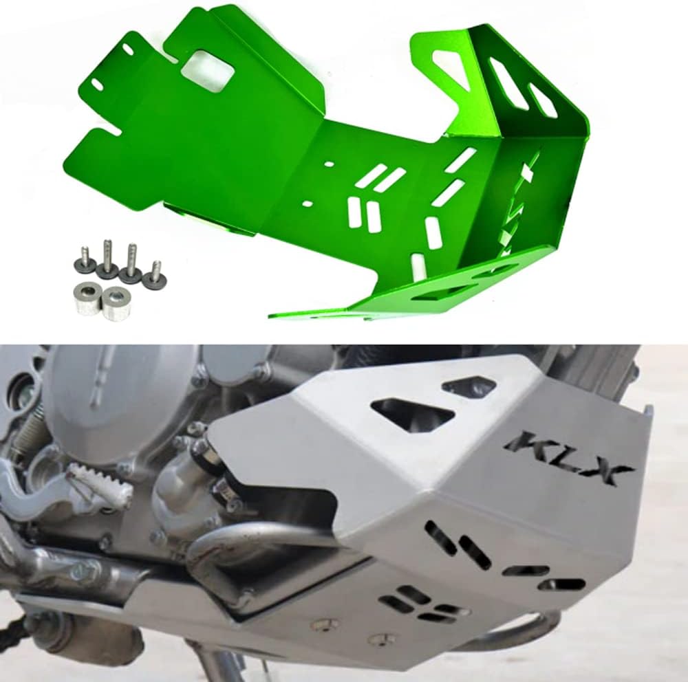 Front Skid Plate Engine Mud Guard Cover Compatible with Kawasaki KLX250 /250S/250R KLX300 KLX300R KLX300SM D-Tracker/X