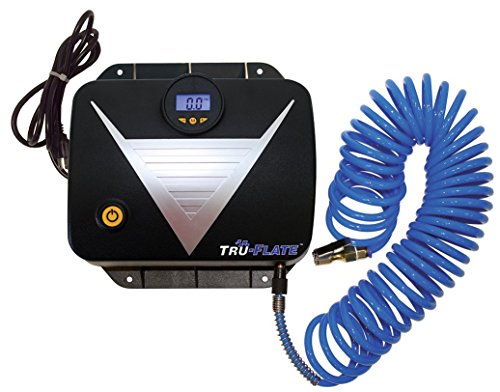 Plews & Edelmann Tru-Flate 16-250 Tankless Wall-Mount Garage Air Compressor with Gauge and 25' Coiled Hose - Thumbnail 6