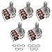 Dual Deck MN250k Blend Balance Pickups Potentiometer Audio Pots Guitar Volume Tone Control Pots Switch Pack of 5