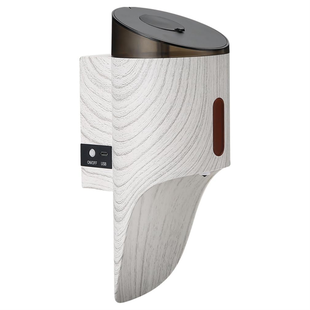 Piankowy środek do dezynfekcji rąk, bezdotykowy uchwyt ścienny, dozownik ładowany przez USB, opływowa konstrukcja i wizualizacja duża pojemność, gadżety kuchenne łazienkowe, biały