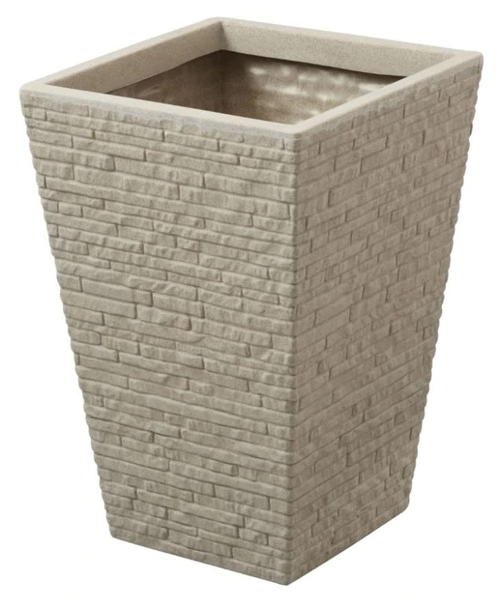 Strata Slate Stone 45cm Tall Planter (1)