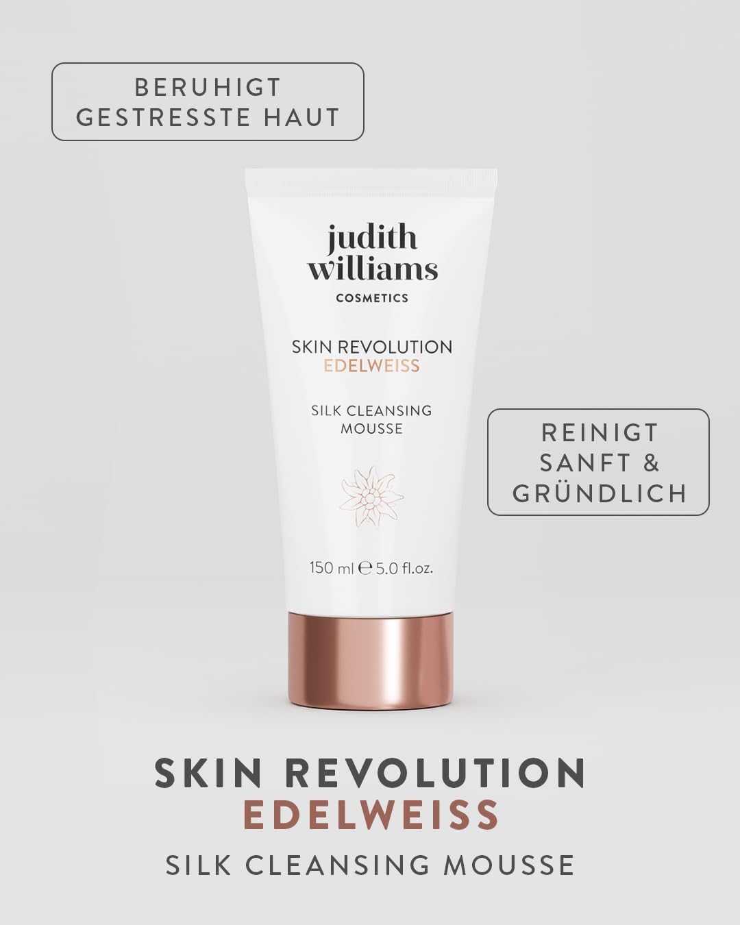 Judith Williams Cosmetics Edelweiss Set Creme, Reinigung & Toner, 3-tlg. | 3-tlg., gerötete & gereizte Haut, gegen Kollagenabbau, gegen Pigmentflecken, spendet Feuchtigkeit, Skin Revolution Edelweiss