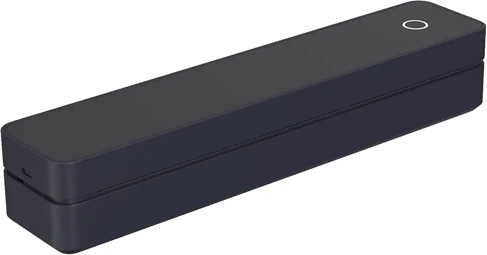 Impressora Térmica Portátil A4 para Estêncil Com Suporte para Aplicativo 107mm/210mm/216mm Eua Carta Impressora de Tamanho de Papel Térmico (Preto)