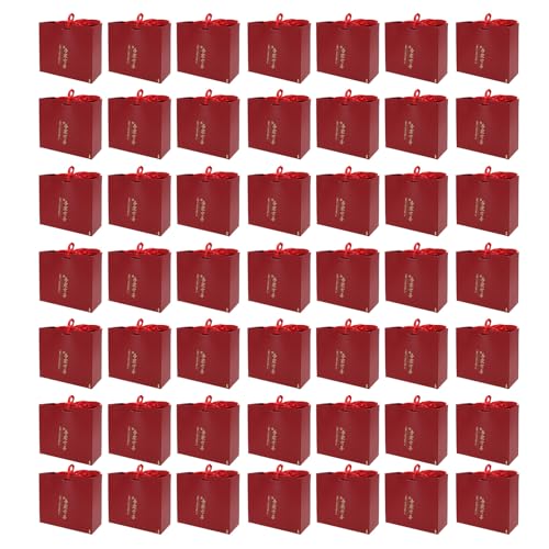 Boîtes à bonbons mariage en papier rouge de qualité supérieure WATIIFUFU