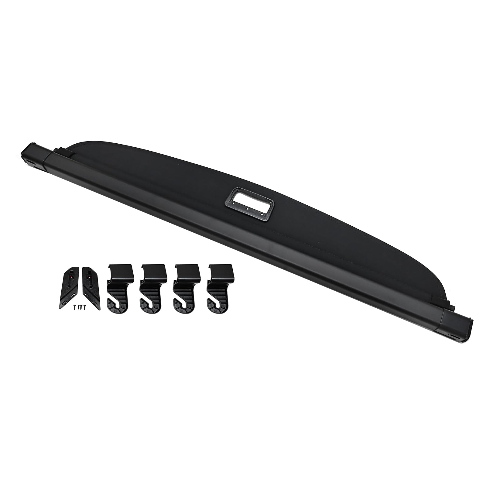 Hutablage Kofferraumabdeckung Laderaumabdeckung Gepäckraumabdeckung Abdeckrollo Schwarz Kompatibel mit Ford Kuga MK3 III DFK ab 2019